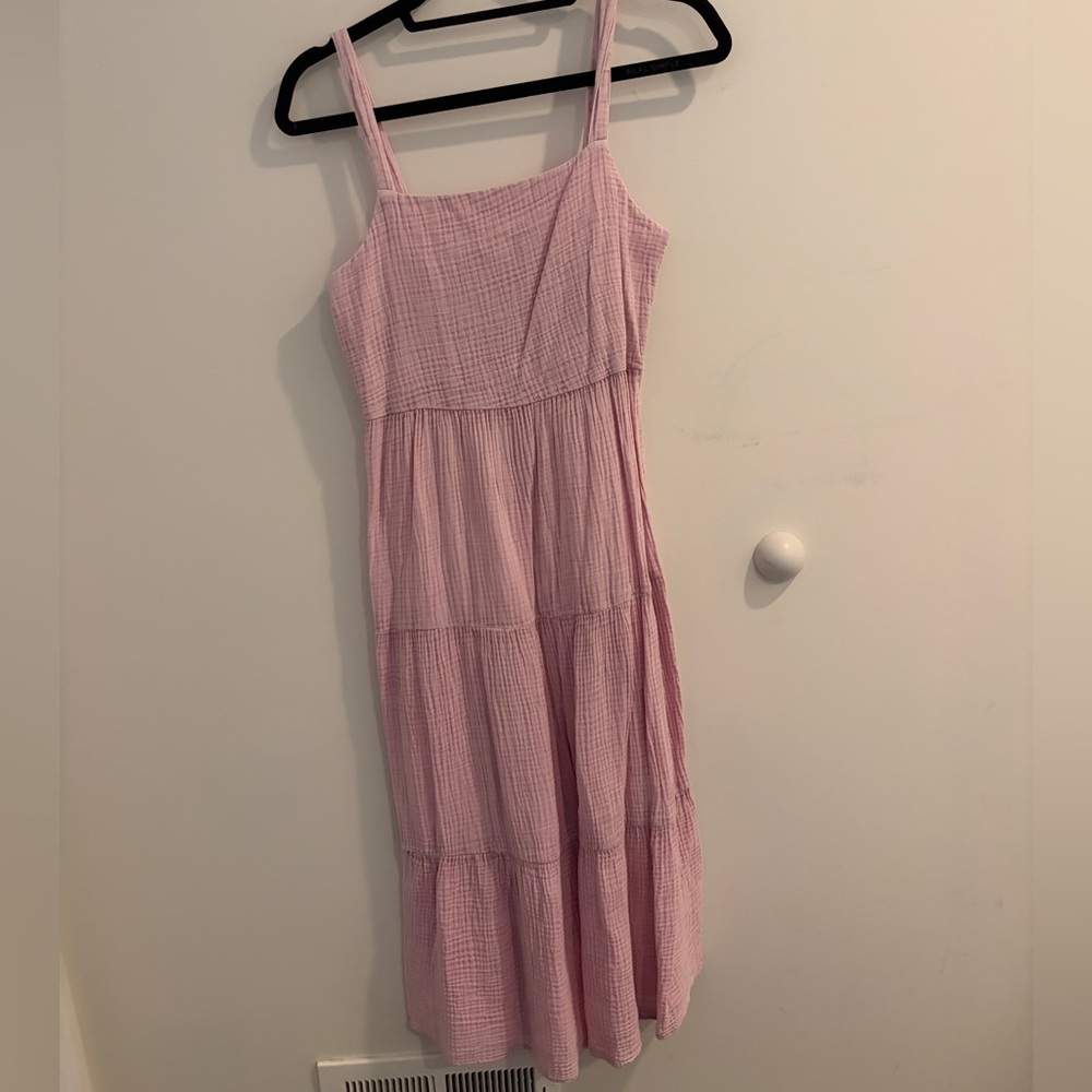 Z Supply Light Pink Textured Dress